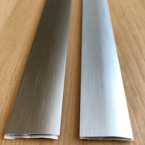 Brushed Aluminium 26mm Door Floor Bar Edge Trim Threshold Ramp For Doorways