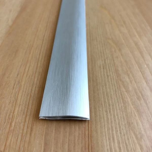 Brushed Aluminium 26mm Door Floor Bar Edge Trim Threshold Ramp For Doorways