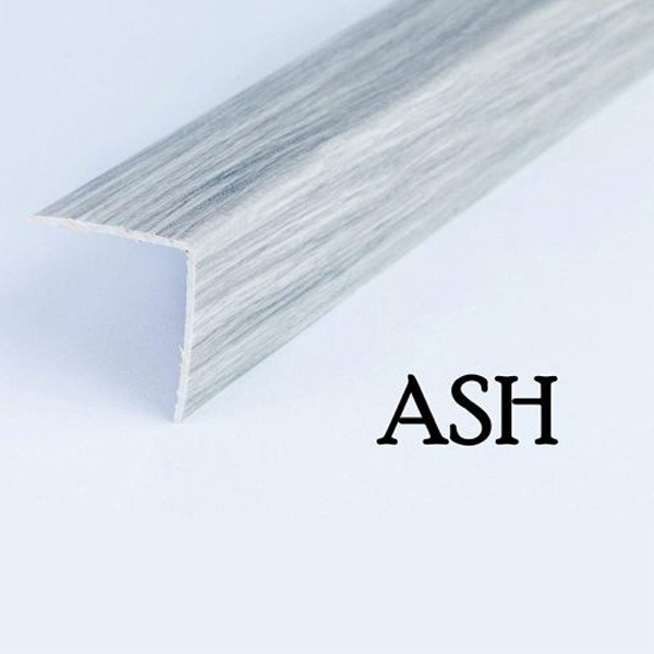 1m Plastic PVC Corner Angle Trim Wall Corner Guard Edge Protector Wood Effect