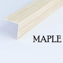 1m Plastic PVC Corner Angle Trim Wall Corner Guard Edge Protector Wood Effect