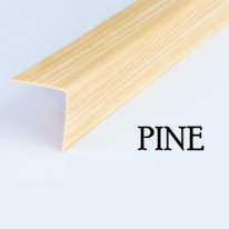 Wall Corner Guard PVC Trim – Angle Edge Protector Wood Effect