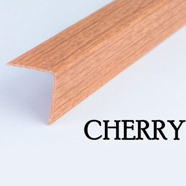 1m Plastic PVC Corner Angle Trim Wall Corner Guard Edge Protector Wood Effect