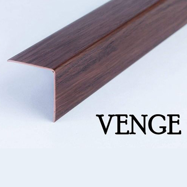 1m Plastic PVC Corner Angle Trim Wall Corner Guard Edge Protector Wood Effect
