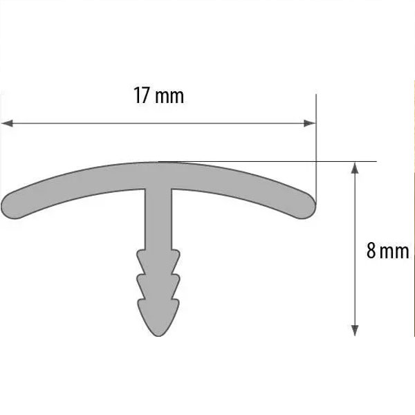 1m UPVC Transition Strip Threshold Door Bar Trim