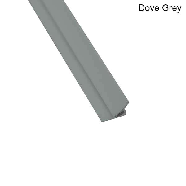 Durable PVC Small Internal Corner Trim for Interiors