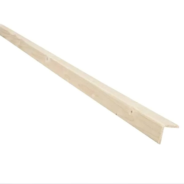 2.4m Pine Corner Angle Wooden Timber Edging Trim Moulding Beading