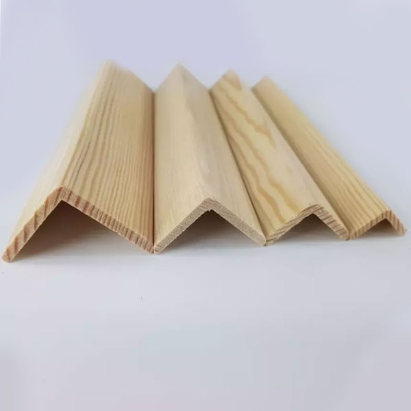 2.4m Pine Corner Angle Wooden Timber Edging Trim Moulding Beading