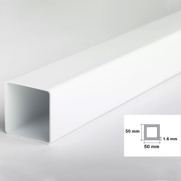 2.5m PVC Square Tubes,  Box Section and Square  Pipe
