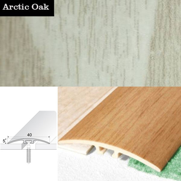 40mm UPVC Wood Effect Door Threshold