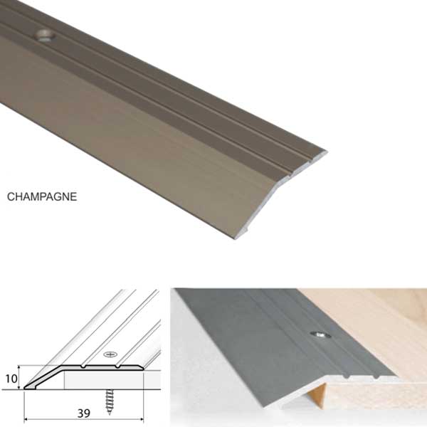 40mm Wide Aluminium Door Floor Trim Carpet Thresholds Ramp