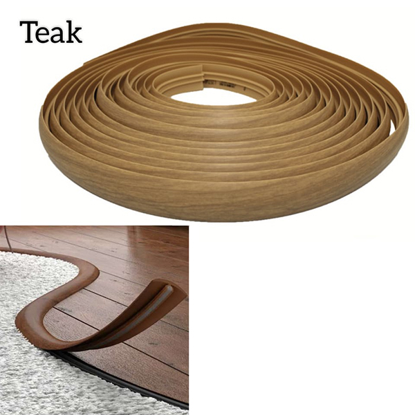 40mm Wide PVC Flexible Flooring Transition Profile Door Threshold