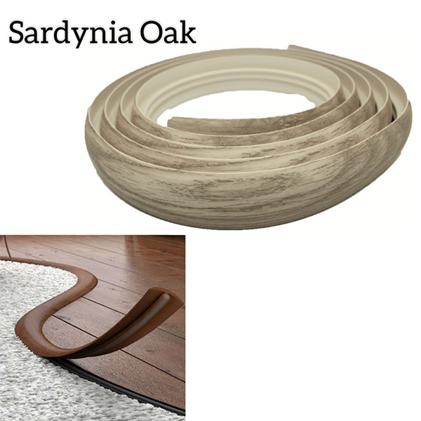40mm Wide PVC Flexible Flooring Transition Profile Door Threshold