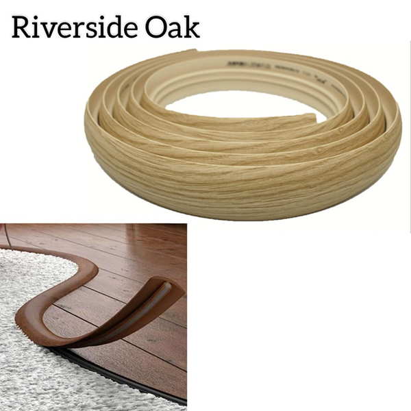 40mm Wide PVC Flexible Flooring Transition Profile Door Threshold