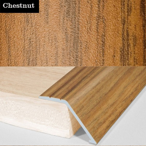 41mm Aluminium Wood Effect Door Floor Trim Carpet Threshold Ramp
