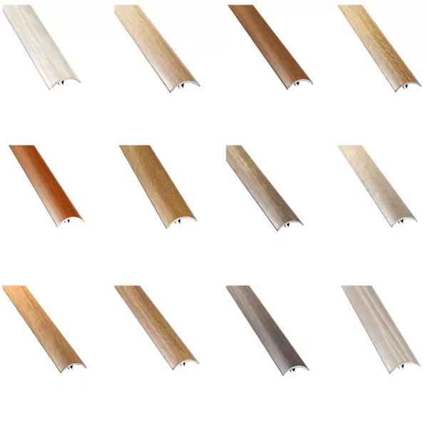 47mm Self Adhesive Aluminium Wood Effect Door Floor Trim Threshold Laminate