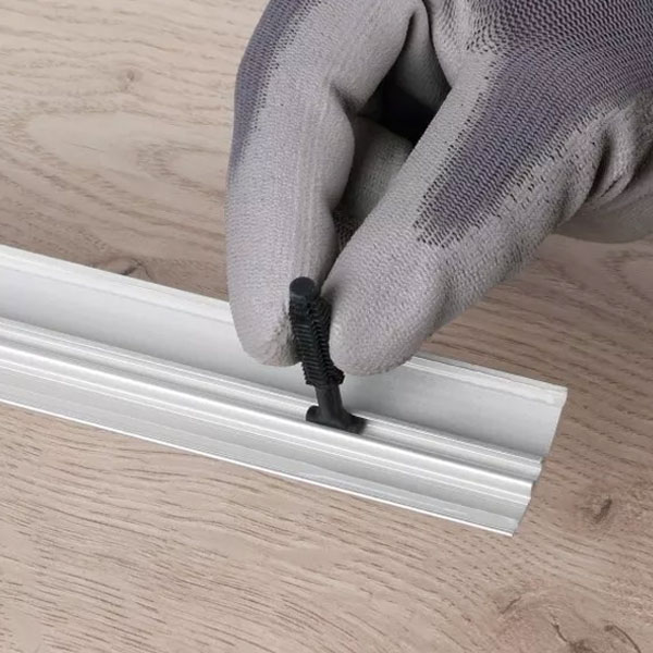 50mm Aluminium Wood Effect Door Edging Floor Trim Threshold Laminate