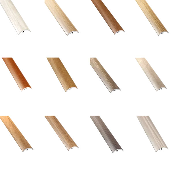 50mm Aluminium Wood Effect Door Edging Floor Trim Threshold Laminate