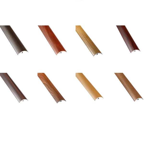 50mm Aluminium Wood Effect Door Edging Floor Trim Threshold Laminate