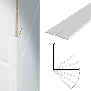 White 5m Flexible Angle UPVC Corner Trim