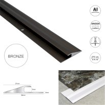 LVT Flooring Reducer Threshold – 5mm Door Bar Trim