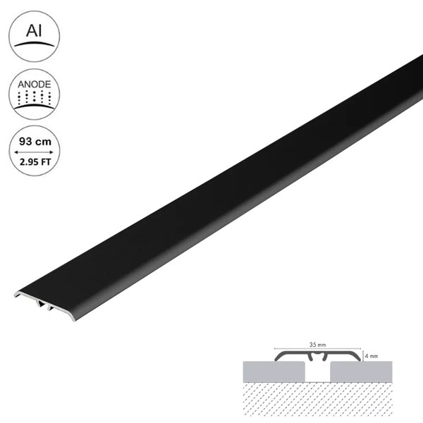 Aluminium Door Bars Threshold Strip Transition Trim Laminate Tiles