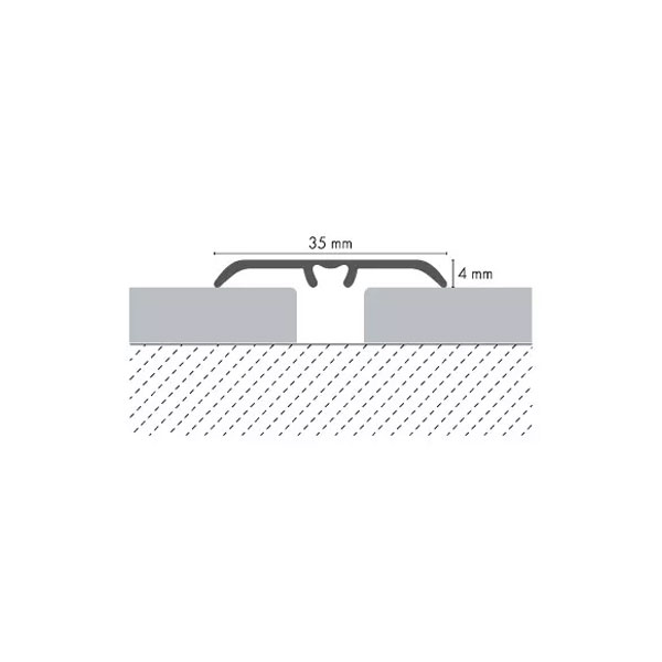 Aluminium Door Bars Threshold Strip Transition Trim Laminate Tiles
