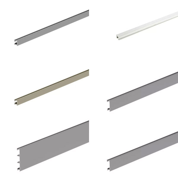 Decorative 2.5m Aluminium Anodized Border Tile Trim
