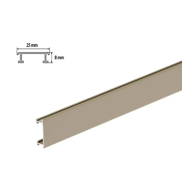Decorative 2.5m Aluminium Anodized Border Tile Trim