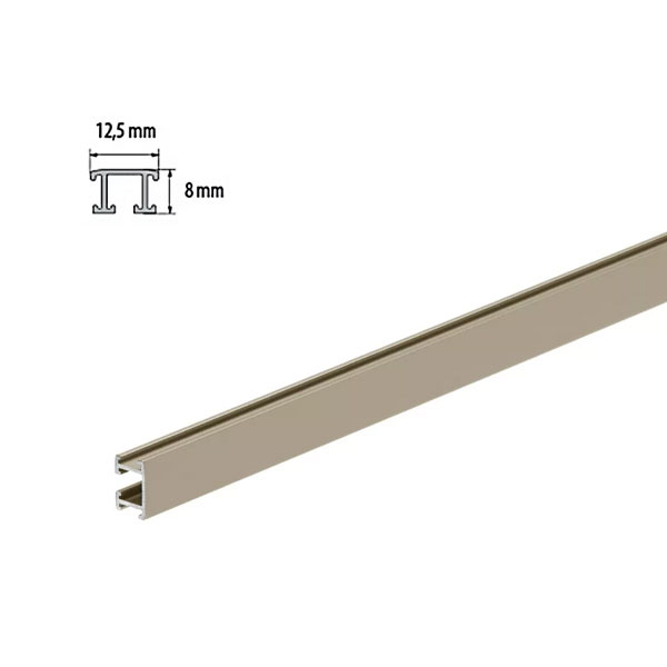 Decorative 2.5m Aluminium Anodized Border Tile Trim