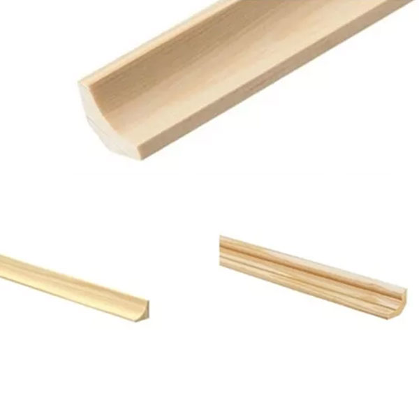 Decorative Pine Scotia Moulding Beading 1m Long Trim Wooden Timber Edging