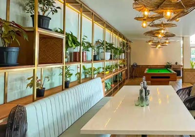 Stylish bars and edging profiles enhancing modern home interior design