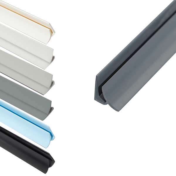 Durable PVC Small Internal Corner Trim for Interiors