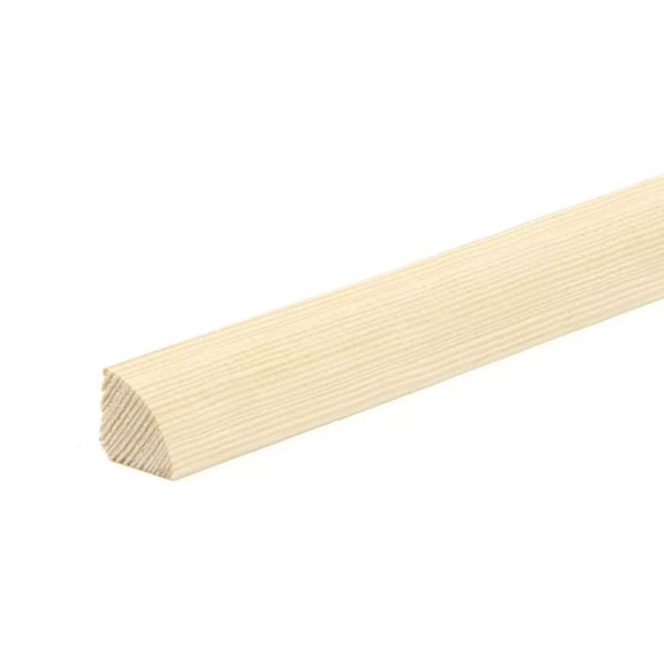 Pine Quadrant Decorative Trim Beading Wood Moulding Flooring Edging 