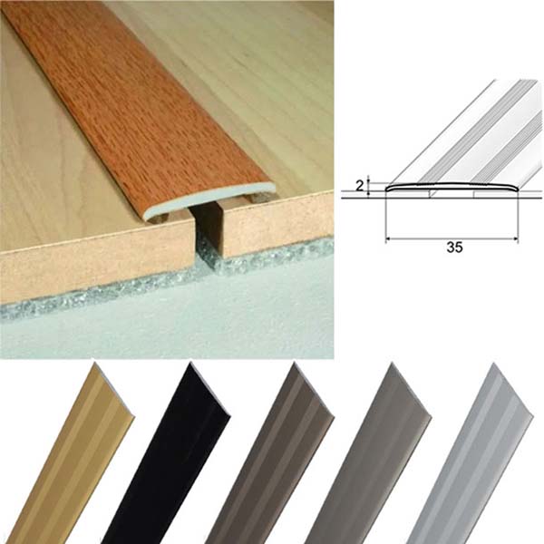 Flat Door Threshold / 35mm Wide Flat Aluminium Door Thresholds Self