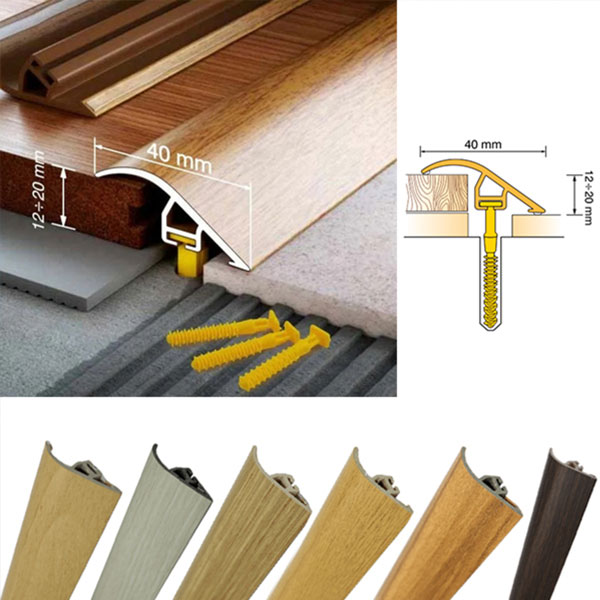 UPVC Door Thresholds / 40mm UPVC Wood Effect Door Threshold