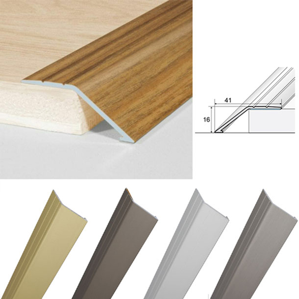 Door Threshold Ramp / 41mm Wide Anodised Aluminium Door Threshold Ramp