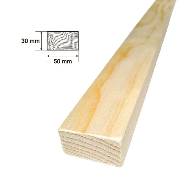 PSE Treated Wood Timber Decorative Moulding Pine Battens