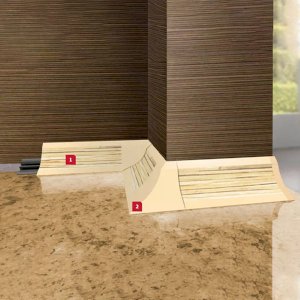 PVC Worktop Profile 2.5m Long Trim Edging 33mm Splashback Accessories