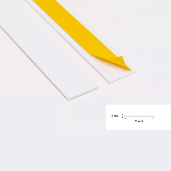 Self Adhesive 1m Durable PVC Architrave Flat Trim