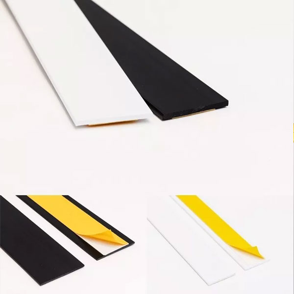 Self Adhesive 1m Durable PVC Architrave Flat Trim