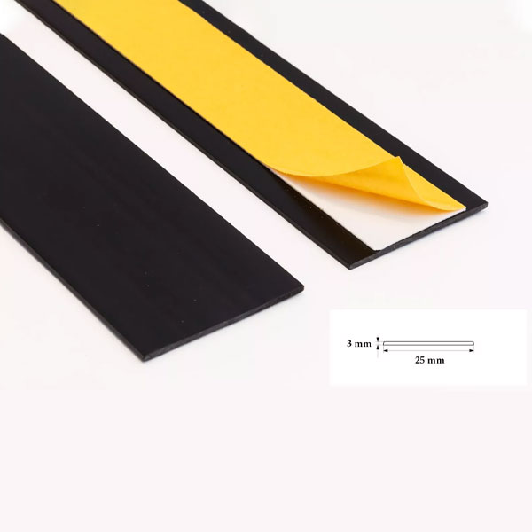 Self Adhesive 1m Durable PVC Architrave Flat Trim