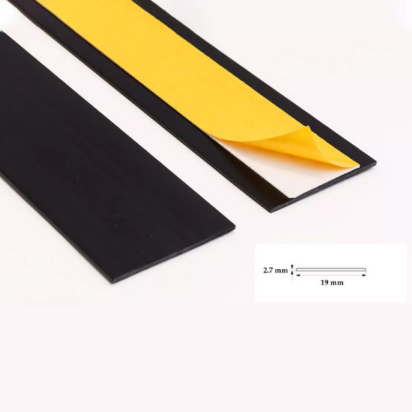 Self Adhesive 1m Durable PVC Architrave Flat Trim
