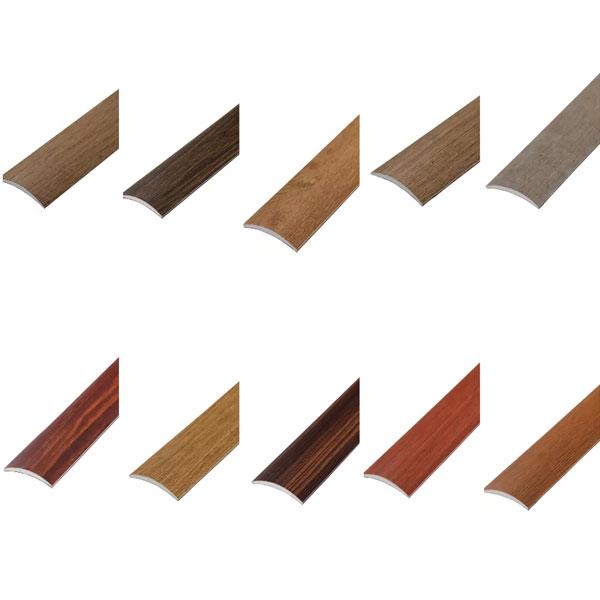 Self-Adhesive Aluminium Wood Effect Door Edging Floor Trim Threshold