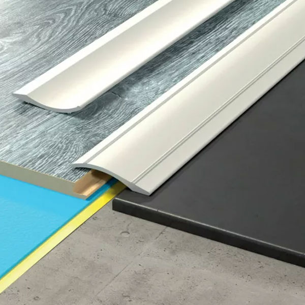 Self-Adhesive Anodised Aluminium Door Floor Bar Trim Threshold Ramp