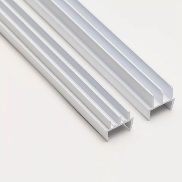 Vivarium Dual Compatibility Glass Runners Track Double Channel - 4mm Top & Bottom