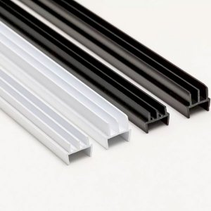 Vivarium Dual Compatibility Glass Runners Track Double Channel - 4mm Top & Bottom